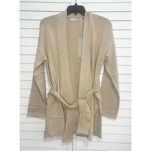 NWT Revolve One Grey Day Cashmere Blend Wrap Cardigan Size XS